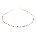 Miniatyrbillede 1 af 9: Metal Waves pandebånd tynde hårbånd ROSE GOLD 3 ROSE GOLD 3 Rose Gold 3