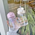 Miniatyrbild 4 av 10: Barn Sippy Cup Tecknad vattenflaskor VIT white