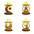 Miniatyrbillede 6 af 10: Lysestage LED-lys 04 04 04