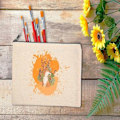 Miniatyrbillede 3 af 4: Blank DIY Craft Bag Canvas Penalhus Blanke makeuptasker