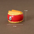 Miniatyrbillede 2 af 7: Dukkehus Miniature World Musical Instruments Ancient Style Drum