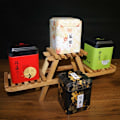 Pikkukuva 5 / 10: Mini Iron Box Small Square Tea Jar 3 3 3