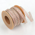 Miniatyrbillede 5 af 10: 10M/Roll Natural Jute Reb Gavepakning Webbing MULTICOLOR Multicolor
