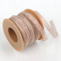 Miniatyrbillede 5 af 10: 10M/Rulle Naturlig Jute Reb Gavepakning Webbing BRUN Brown