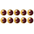 Miniatyrbilde 3 av 10: 10 stk/5 par Eyes Crafts Eyes Puppet Crystal Eyes 4MM-STAR TO 4mm-Star to left1