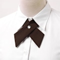 Miniatyrbillede 8 af 10: Cross Bowtie skjorte slips SORT Black