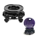 Miniatyrbild 3 av 10: Crystal Ball Display Stand Sphere Hållare NO.2 No.2