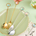 Miniatyrbillede 8 af 10: Star Moon Spoon Fork Dessert Kage Ske FORK-4 FORK-4 fork-4