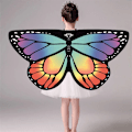 Miniatyrbilde 5 av 10: Butterfly Cape Butterfly Wings sjal 04 04 04