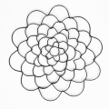 Miniatyrbillede 10 af 10: Blomstervasearrangement Blomsterarrangørholder GULD 5 TOMM Gold 5 inch