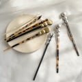 Miniatyrbilde 7 av 10: Acetate Hair Sticks Hårnåler 09 09 09