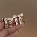 Miniatyrbilde 8 av 9: Sløyfe øredobber Sløyfe øredobber GULL gold