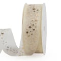 Miniatyrbild 1 av 10: Gold Heart Sheer Ribbon Snow Yarn Ribbon C C C