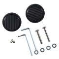 Miniatyrbilde 9 av 10: 2 stk Kofferthjul Bytt ut hjul 52X11MM2 2 52x11mm2