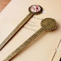 Pikkukuva 6 / 6: Butterfly Dragonfly Metal Bookmarks Tower Book Marker 1 1 1