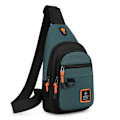 Miniatyrbillede 7 af 10: Brysttaske Messenger Bag SORT Black
