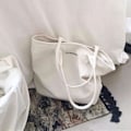Miniatyrbillede 9 af 10: Simpel skuldertaske Messenger taske SORT black