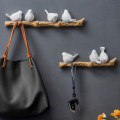 Miniatyrbillede 6 af 9: 3D Resin Bird Hangers Resin Bird Nøglekrog 4 FUGLE 4 FUGLE 4 Birds