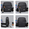 Miniatyrbilde 9 av 10: Messenger Sling Bags Crossbody-veske SVART black