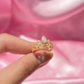 Miniatyrbillede 2 af 6: Rapunzel Krone Ringe Prinsesse Ring GULD Gold