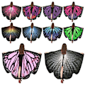 Miniatyrbild 3 av 10: Butterfly Cape Butterfly Wings Sjal 04 04 04