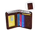 Miniatyrbillede 1 af 9: Kort pung møntpung KAFFE 2 LAG 2 LAG coffee 2 layers-2 layers