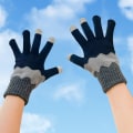 Miniatyrbild 1 av 10: Stickade yllehandskar Ridning Split Finger Handskar C C C