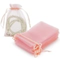 Miniatyrbillede 1 af 6: 50 stk Snøreposer Smykkeemballage 8X10CM50PCS 50STK 8x10cm50pcs