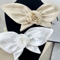 Pikkukuva 4 / 10: Bow Fabric Patch Flower Kangastarra MUSTA Black