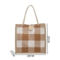 Miniatyrbillede 2 af 10: Madposer Tote Bag KHAKI KNAP KNAP khaki Button-Button