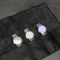 Miniatyrbild 6 av 8: Watch Roll Case Klockbox i äkta läder GRÖN green