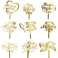 Pikkukuva 5 / 10: 5kpl/ set Hyvää äitienpäivää Cake Toppers äitienpäiväjuhlat 7