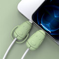 Miniatyrbild 6 av 10: Kabelskydd Laddare Kabel Cover VIT TYP TILL White TypeC to TypeC-TypeC to TypeC