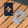 Miniatyrbillede 9 af 10: Creative Poker-formet dåseåbner SORT Black