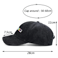 Miniatyrbillede 2 af 10: Baseball Caps Broderet Hat SORT black