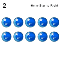 Miniatyrbillede 1 af 10: 10 stk/5 par Eyes Crafts Eyes Puppet Crystal Eyes 6MM-STAR TO 6mm-Star to Right2