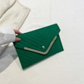 Miniatyrbilde 1 av 10: Kveld Clutch Bag Konvoluttvesker GRØNN Green