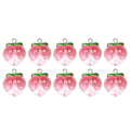 Miniatyrbillede 10 af 10: 10 stk Peach Flat Resin Charms Pendant Peach Charms Frugt 3