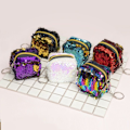 Miniatyrbilde 7 av 8: Sequined Coin Lommebok Glidelås Veske MULTICOLOR multicolor