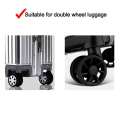 Miniatyrbilde 5 av 10: 8 STK/sett Reise Bagasje Caster Sko Koffert Hjul Beskyttelse Black 8Pcs-8Pcs