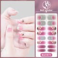 Miniatyrbillede 5 af 10: Franske neglemærkater Nail Art Sticker 8 8 8