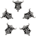 Miniatyrbillede 1 af 4: Skull Viking Beads Combo Braids Charms Viking Rune Beards