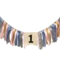 Miniatyrbild 1 av 10: 1:a Barnstolsbanner Färgglad tofs Barnstolsbanner STYLE 1 style 1