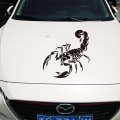 Pikkukuva 3 / 5: 2 kpl 3D Scorpion auton konepellin tarroja auton koritarroja