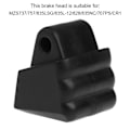 Miniatyrbillede 5 af 8: Skate Toe Stops Inline Skate Brake Roller SORT black