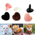Miniatyrbilde 6 av 10: 10stk Triangle Nose Safety Deler ROSA 18MM Pink 18mm