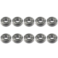 Miniatyrbillede 5 af 10: 10 stk Deep Groove Kuglelejer Skateboard Kuglelejer 604ZZ 604ZZ 4x12x4mm