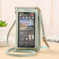 Miniatyrbild 1 av 10: Pekskärm Mobiltelefonväska Liten Messenger Bag GRÖN Green