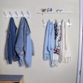 Miniatyrbillede 6 af 10: Vægmonterede knagerækker til badeværelses knagerække SORT black