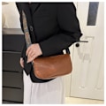 Miniatyrbilde 3 av 10: Retro Pute Shape Bag Skulderveske KHAKI Khaki
